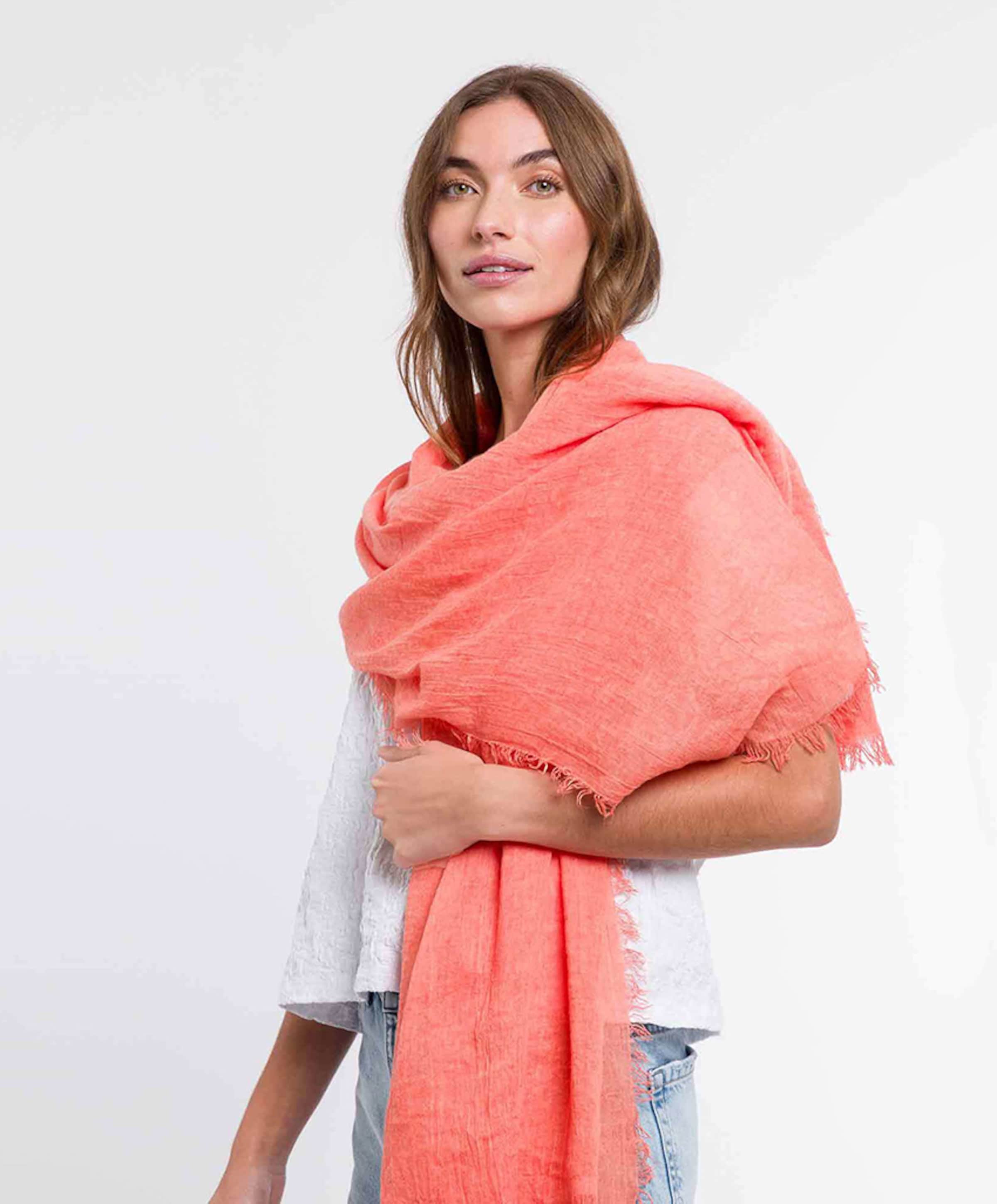 Fraas Dames sjaal oranje