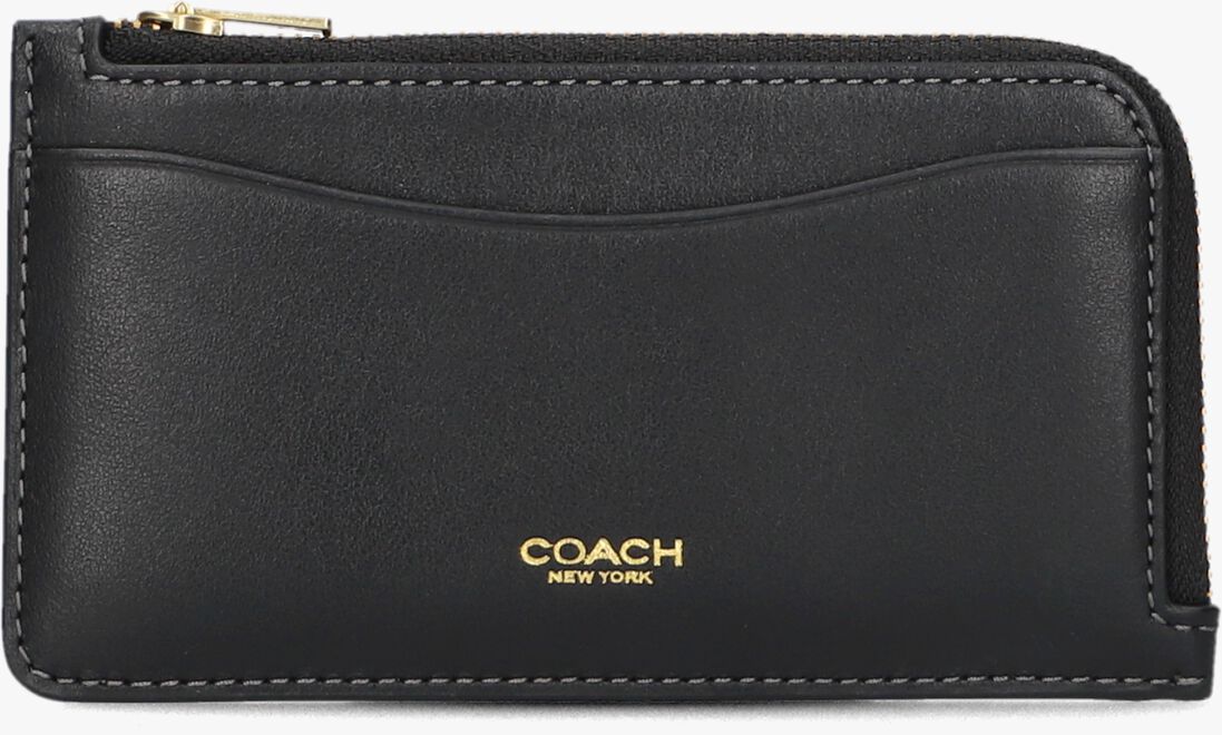 zwarte coach portemonnee new york zip