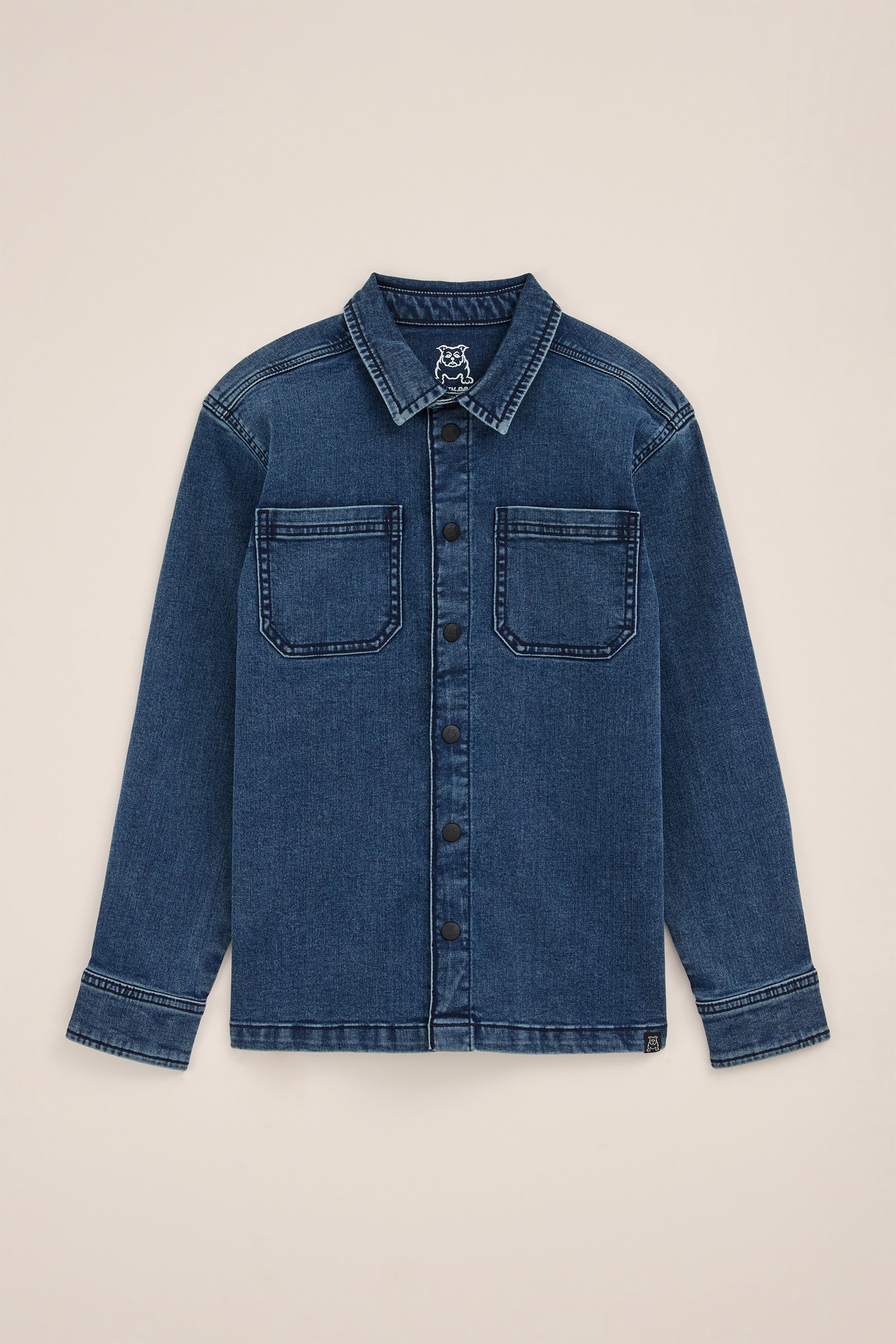 Jongens denim overhemd van jog denim Salty Dog Blauw
