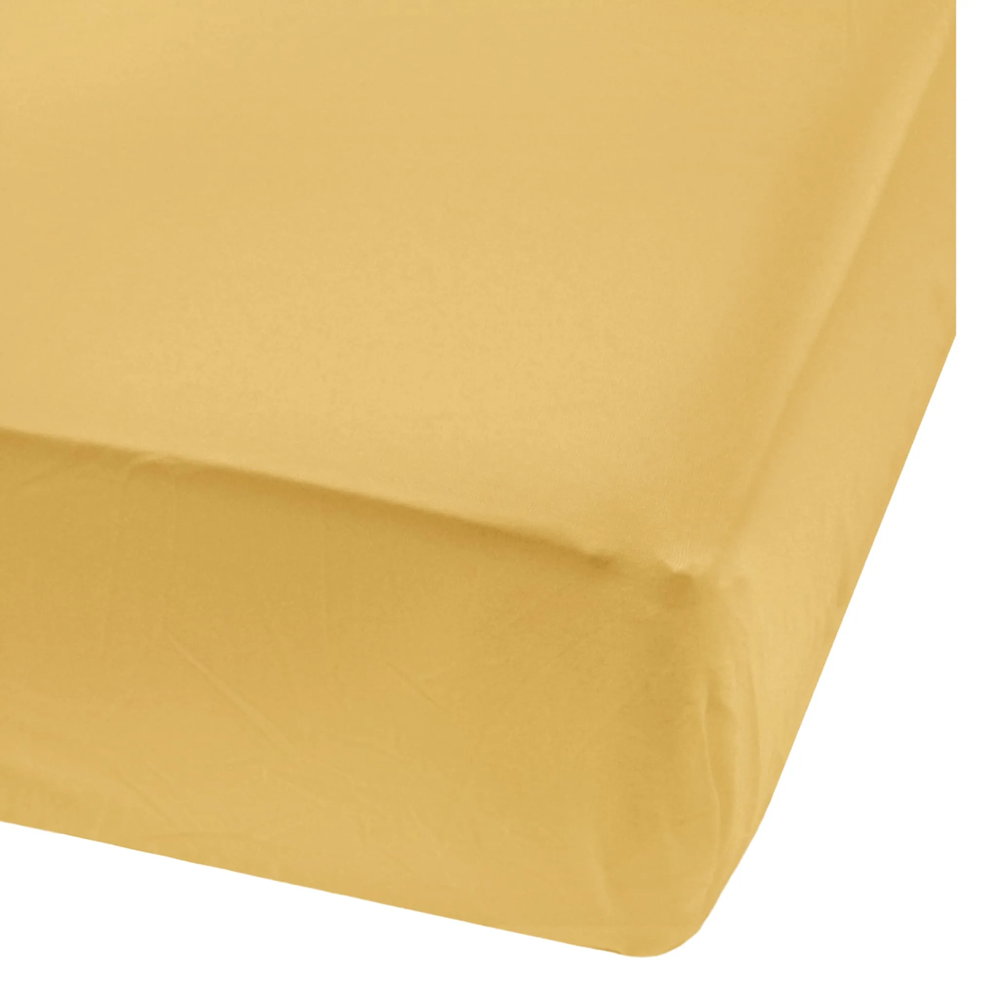 Perlimpinpin Drap Contour pour Lit de Bébé - Bambou Curry