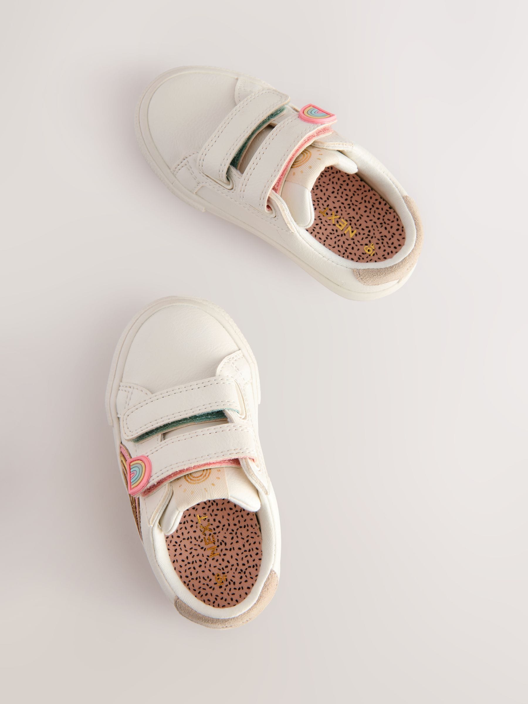 Wit - Sneakers met klittenbandsluiting