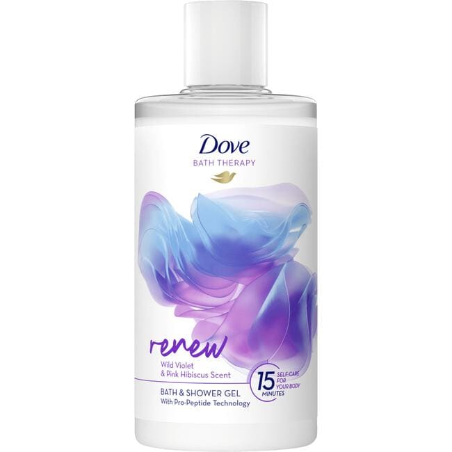 Dove Bath Therapy Renew Badschuim & Douchegel 400 ml