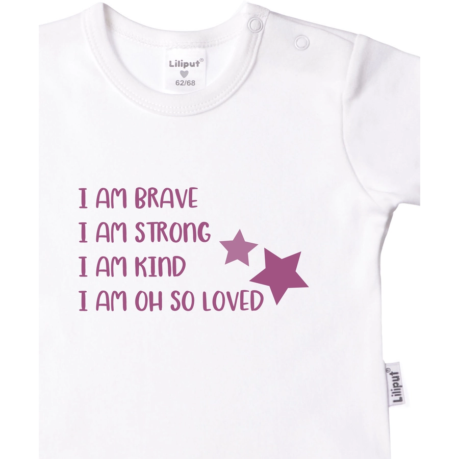 Liliput Doppelpack T-Shirt I am brave rosa-weiss