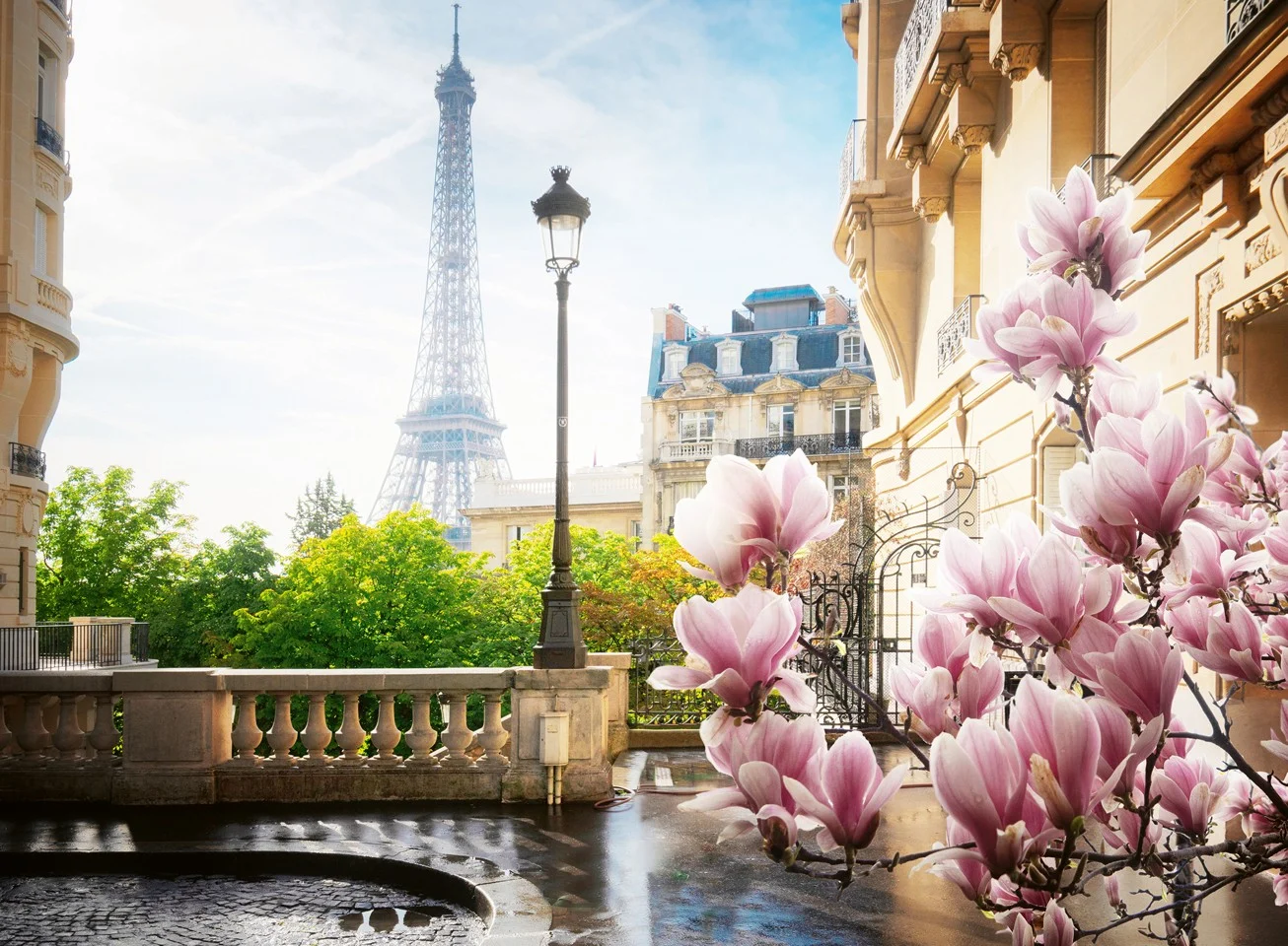 Ravensburger - Puslespil Spring In Paris 500 brikker
