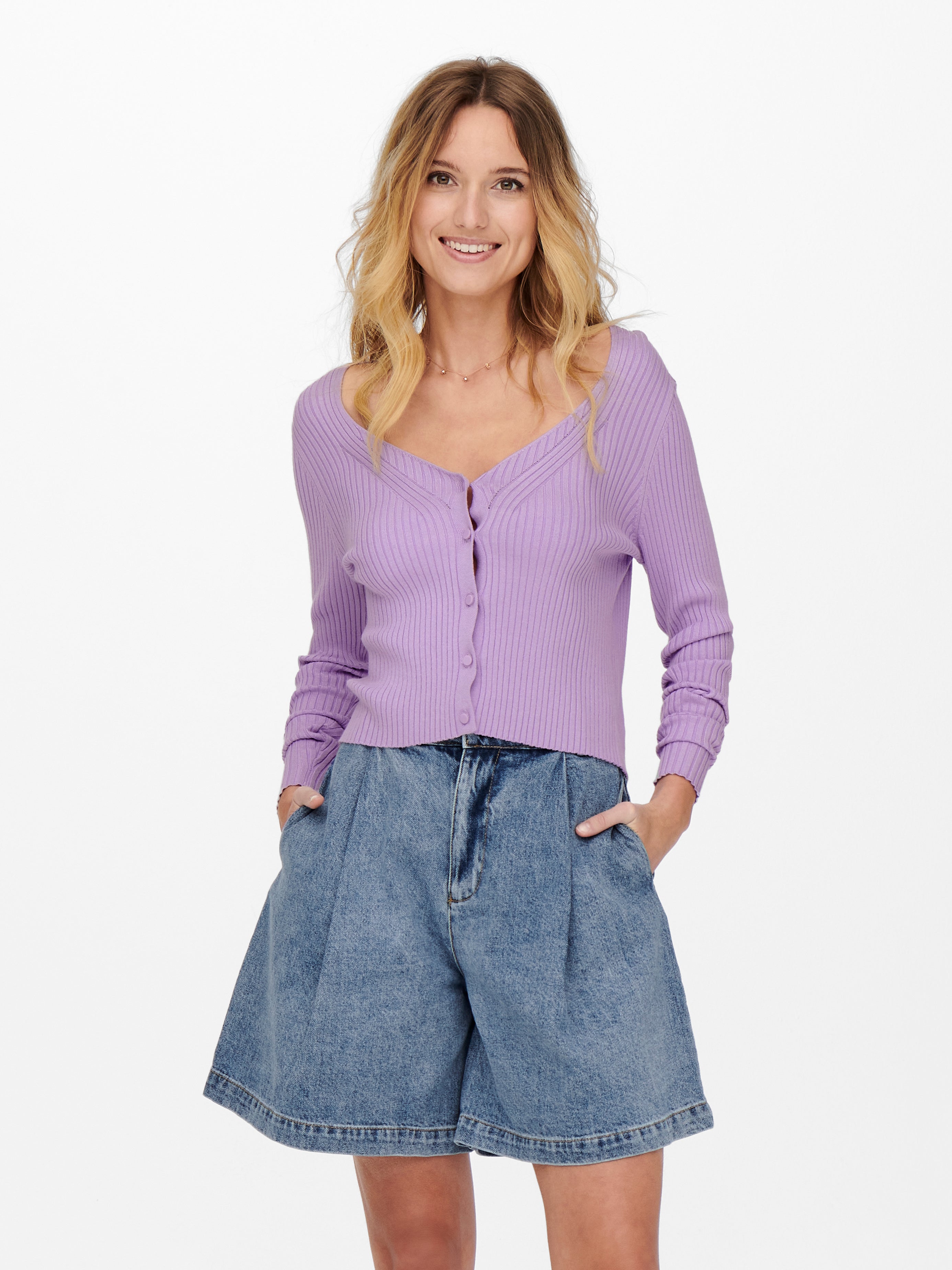 ONLAGGI Strickjacke Lavendula
