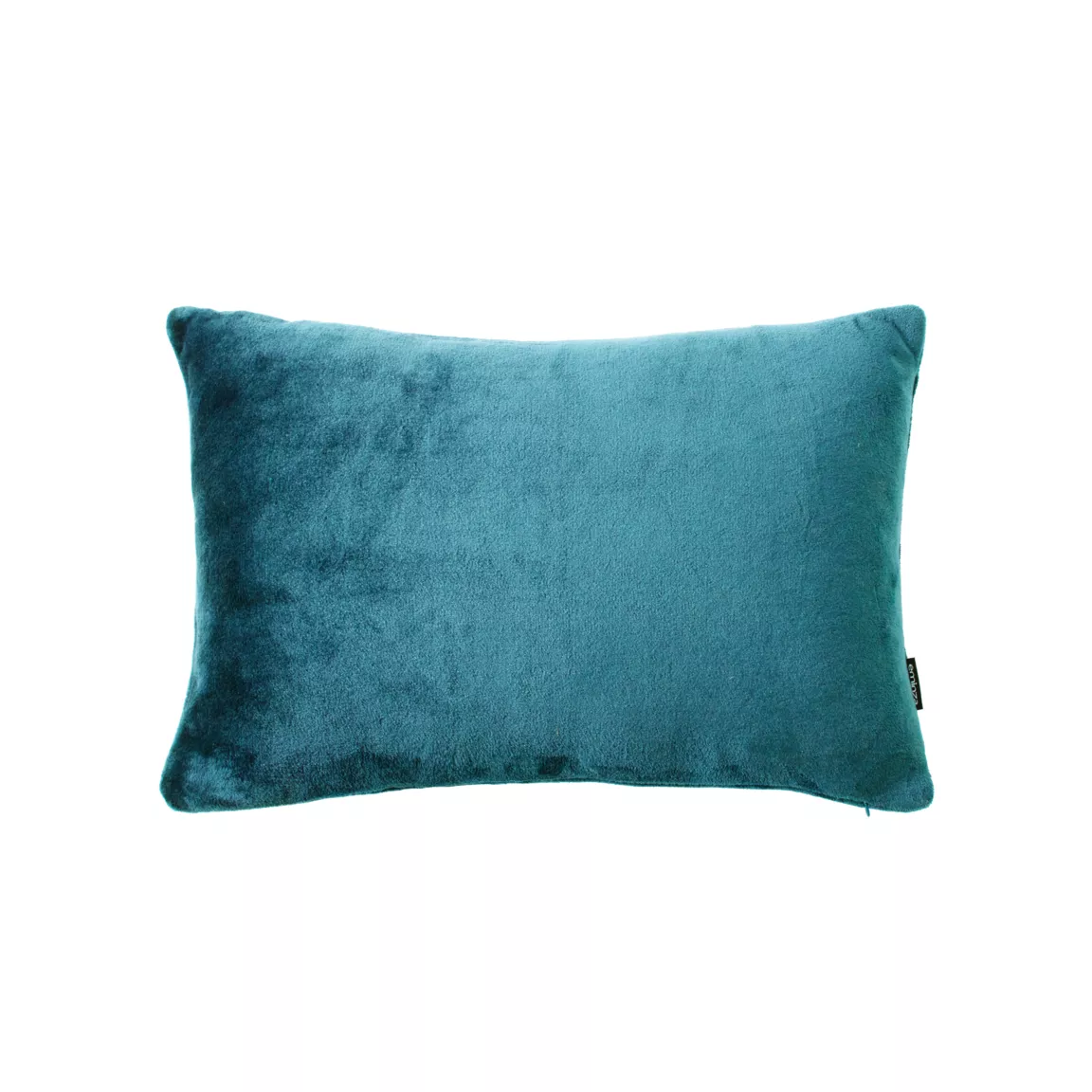 Housse de coussin rectangulaire flanelle (40 x 60 cm) Didou Bleu canard