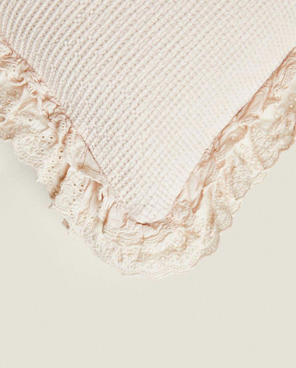 CAPA DE ALMOFADA EM jacquard DE ALGODÃO