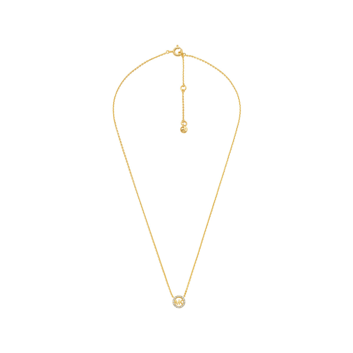Collier MICHAEL KORS argent 925 doré zirconias 43 cm