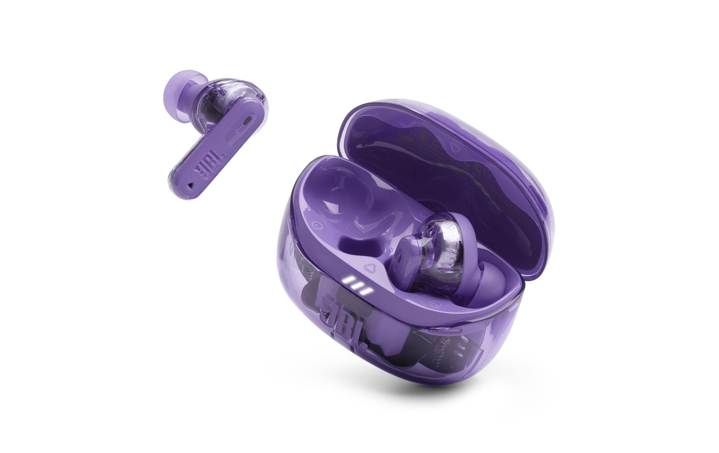 True Wireless In-Ear-Kopfhörer Tune Beam 2 ViolettKabellose Ohrhörer mit Noise-Cancelling-Funktion