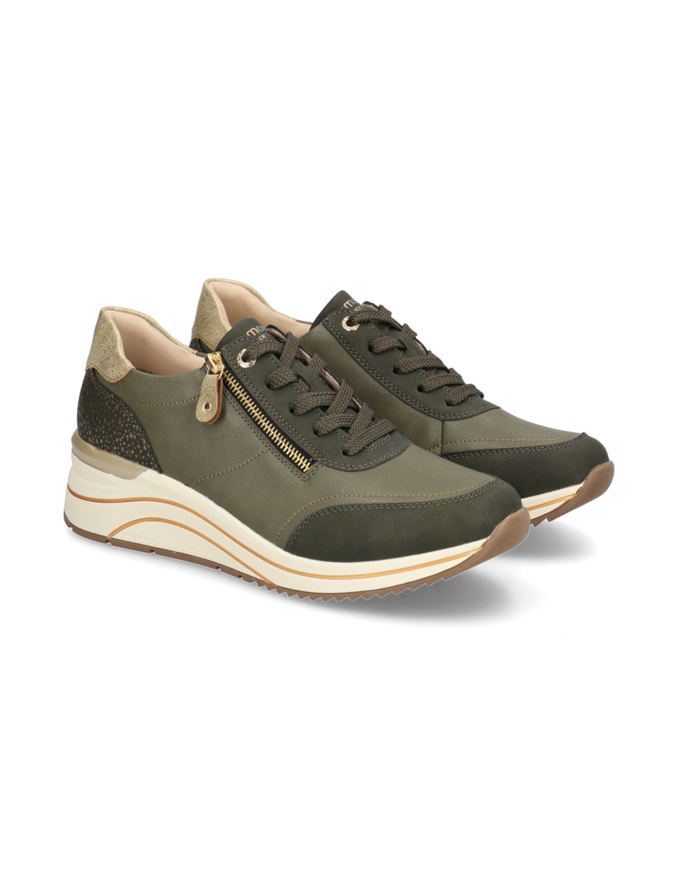 Lederkombination Sneaker