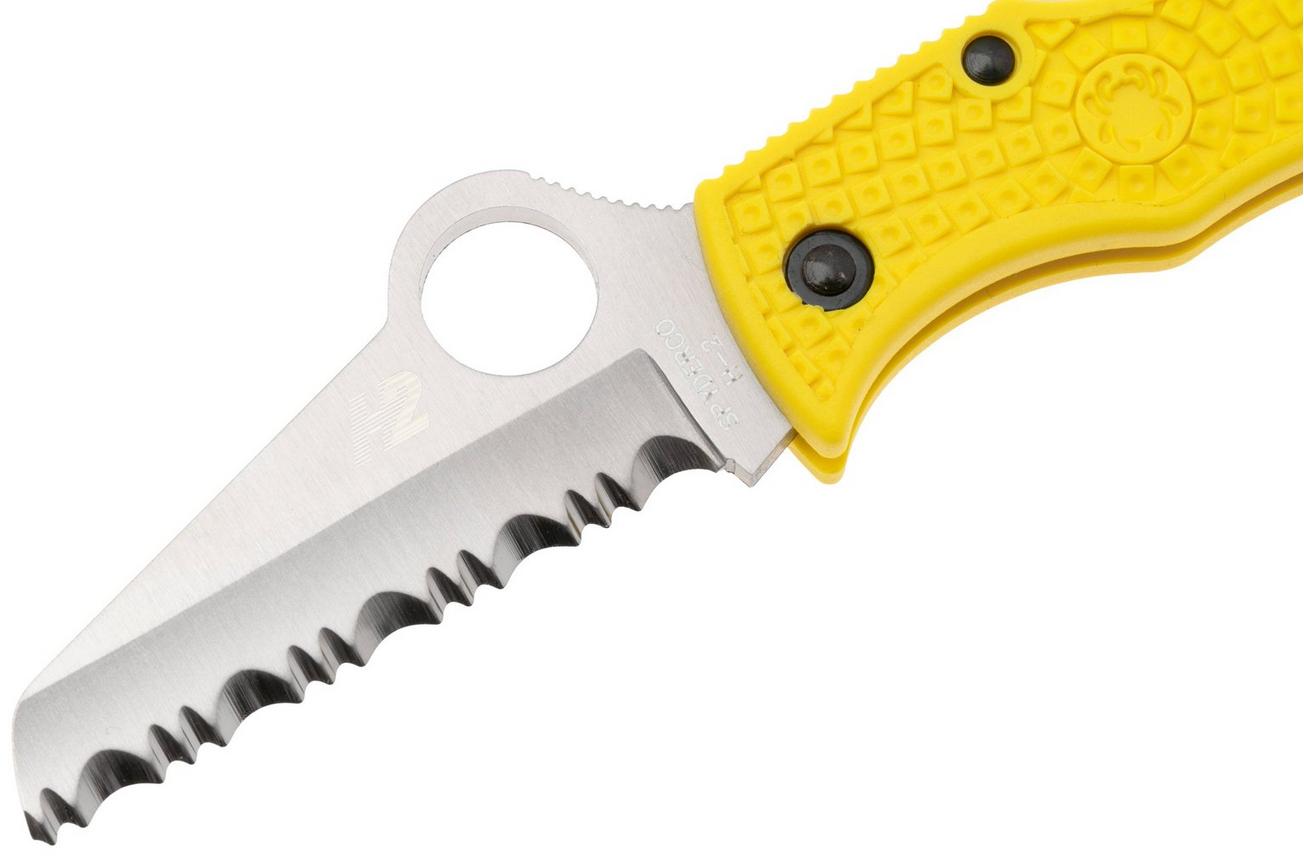 Spyderco ManBug Salt MYLS serrated zakmes