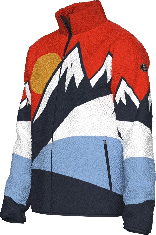 SnowFun Pile Jacket men Flame