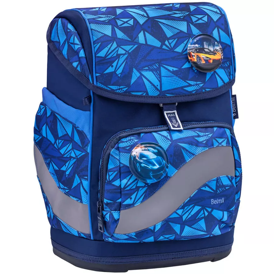 Belmil Schulranzen Premium Smarty Plus Set 5-teilig Glacier Blue