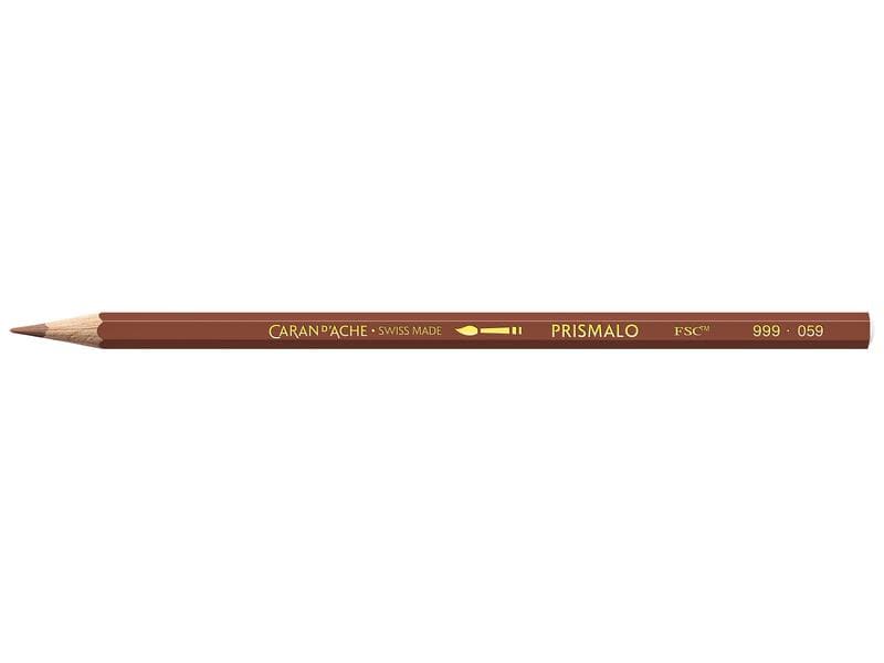 Caran d'Ache Farbstifte Prismalo 3 mm, 1 Stück, Braun Wasservermalbare Buntstifte