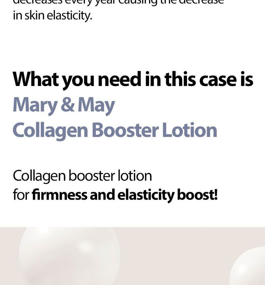 Mary&May - Collageen Booster Lotion