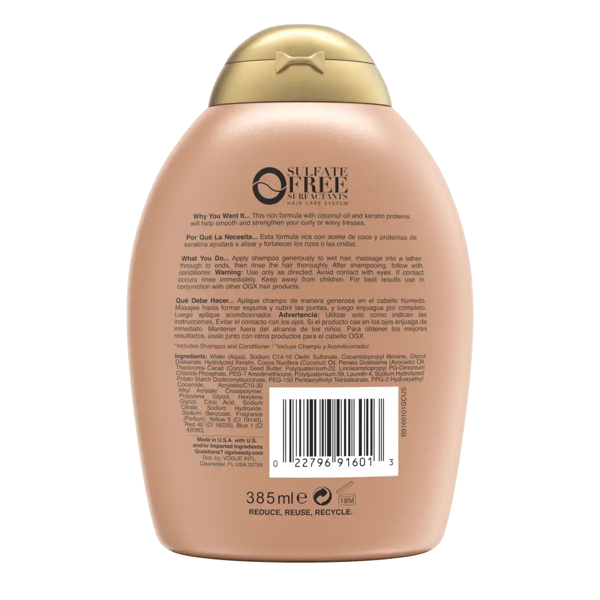 Ever Straight Brazilian Keratin Smooth Shampoo