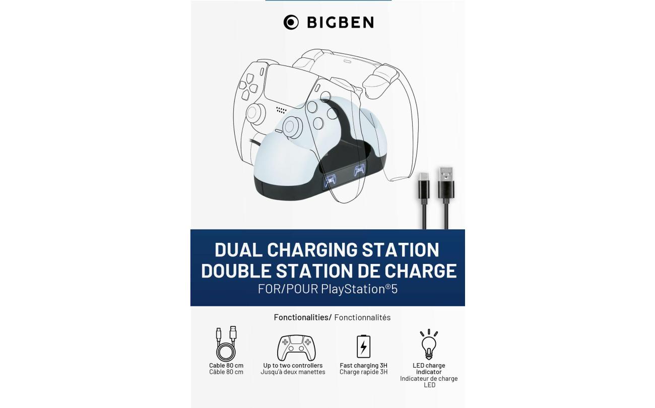 PS5 DualSense Fast Charger voor 2 DualSense Contro