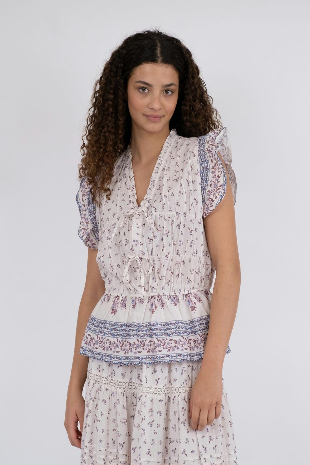 Neo Noir Rovena Mini Border Top