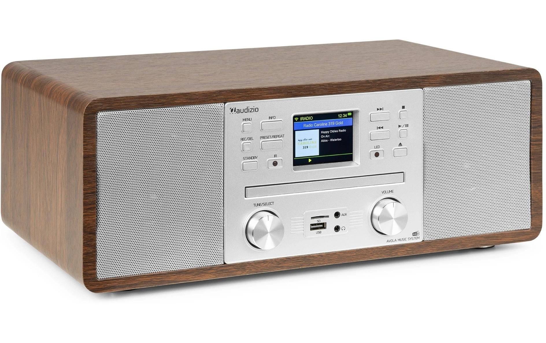 DAB+ Radio Avola SilberDAB+ Radio mit CD Spieler, Internet Radio und Bluetooth