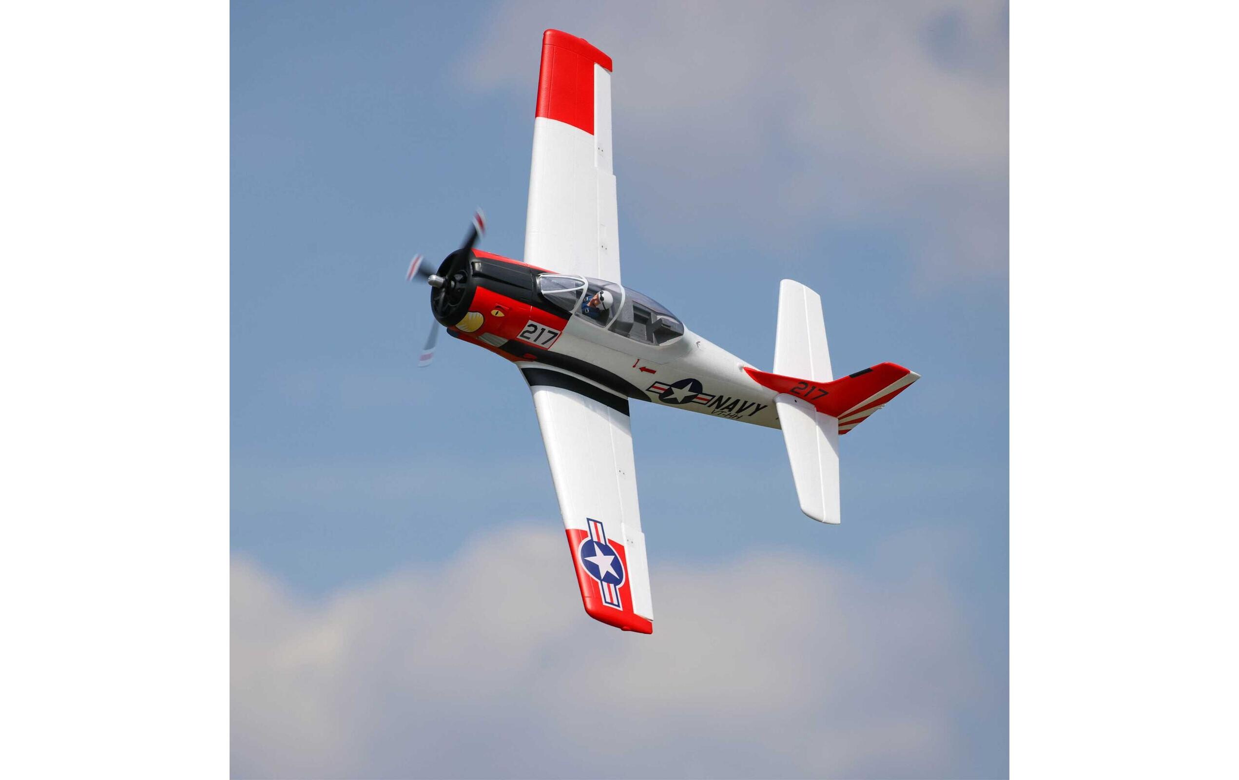 Warbird T-28 Trojan 1.2 m, Smart BNF Basic<br>T-28 Trojan mit Einziehfahrwerk und Spektrum Smart Technik