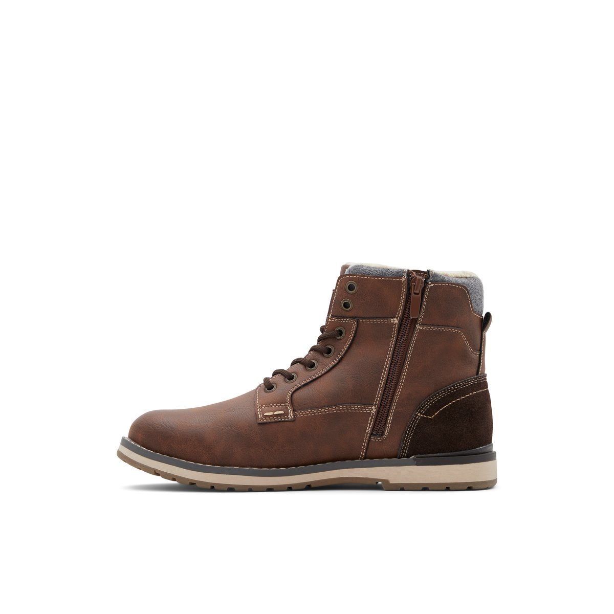 WEEKENDERS-Astiac-Bottes - Talon plat - Marron