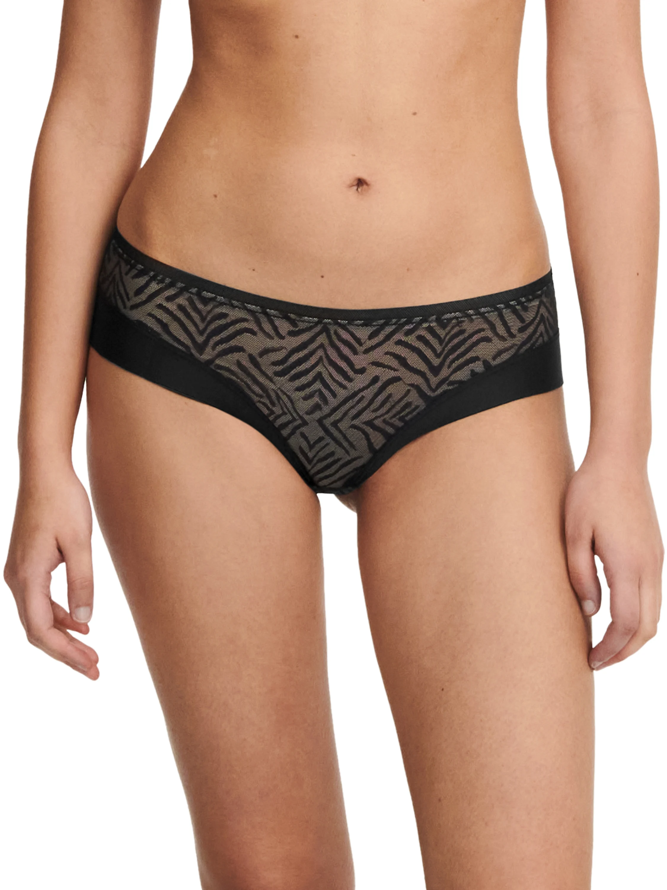 GRAPHIC ALLURE - Shorty en dentelle | Noir