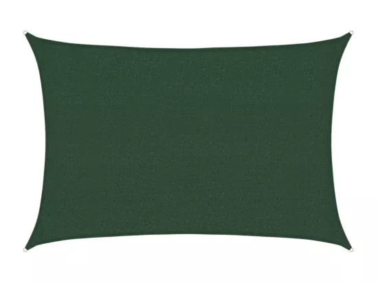 Voile d'ombrage 160 g/m² Vert foncé 2,5x3,5 m PEHD