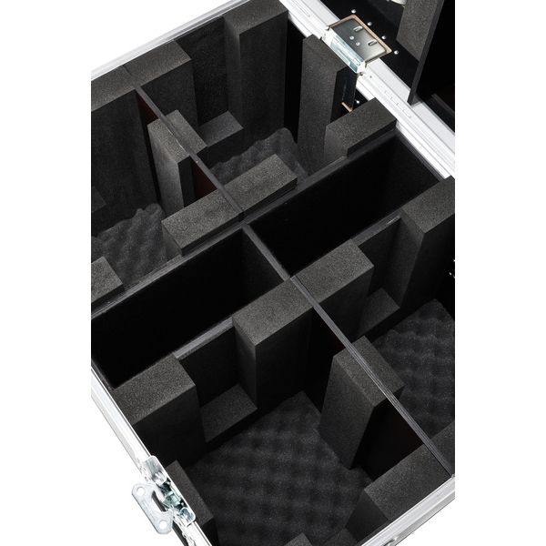 Roadinger Flightcase 4x TMH-X4 wheels