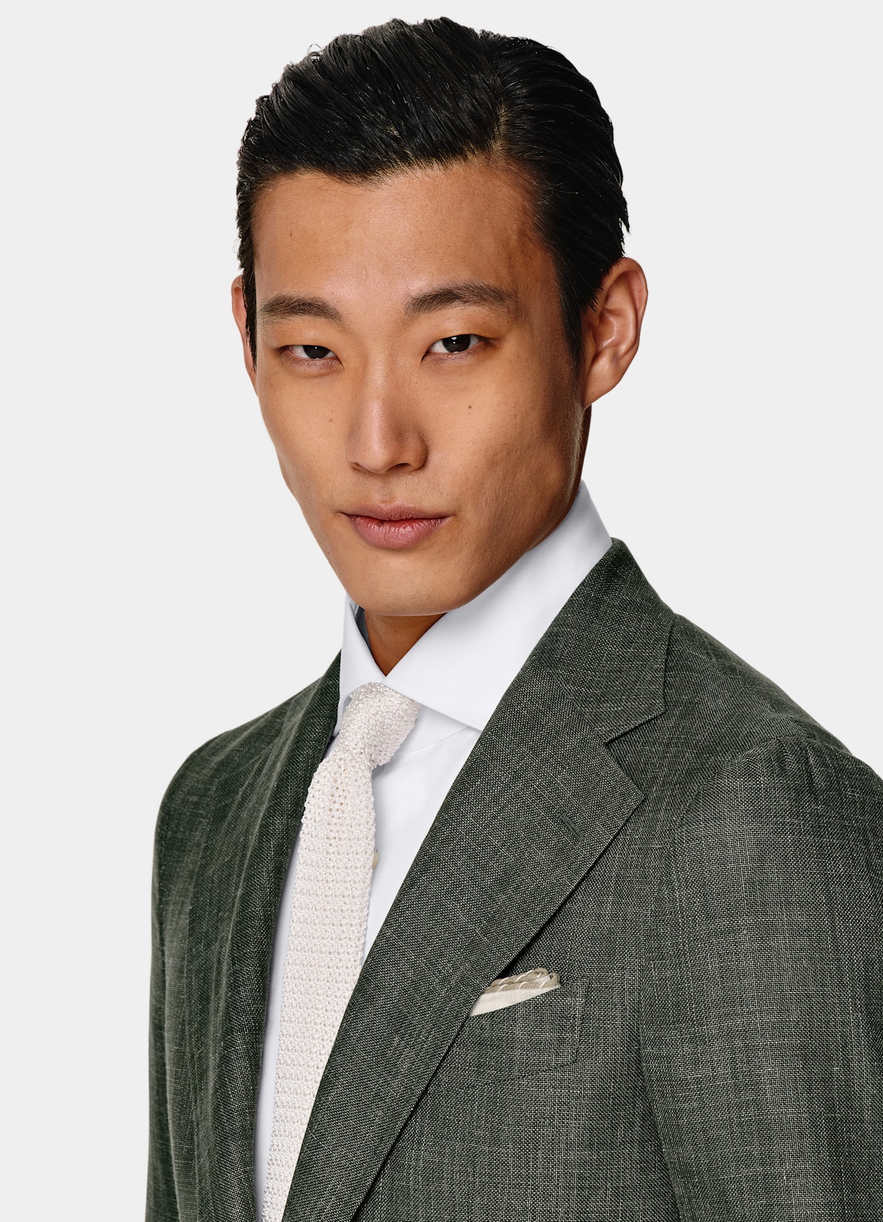 Costume Havana coupe Tailored vert foncé