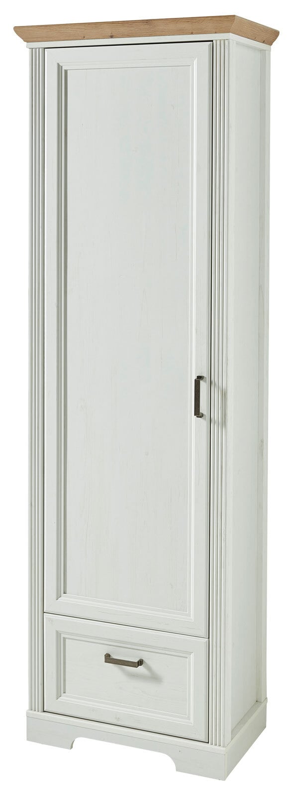 Garderobenschrank VITO Jamin, 41 x 65 x 204 cm, Holznachbildung weiß