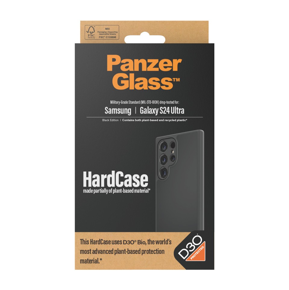 PanzerGlass - Hardcase med D3O Galaxy S24 Ultra Black