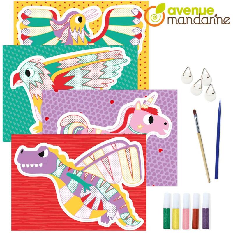 Boîte créative, Tableaux de sable coloré - Multicolore