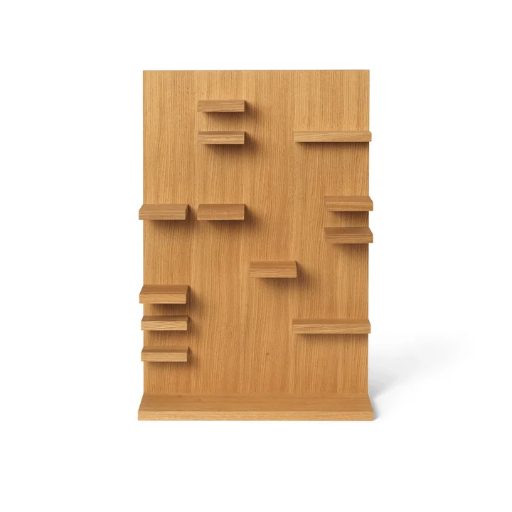 Ferm Living - Parade Wandregal, H 60 cm, Eiche geölt
