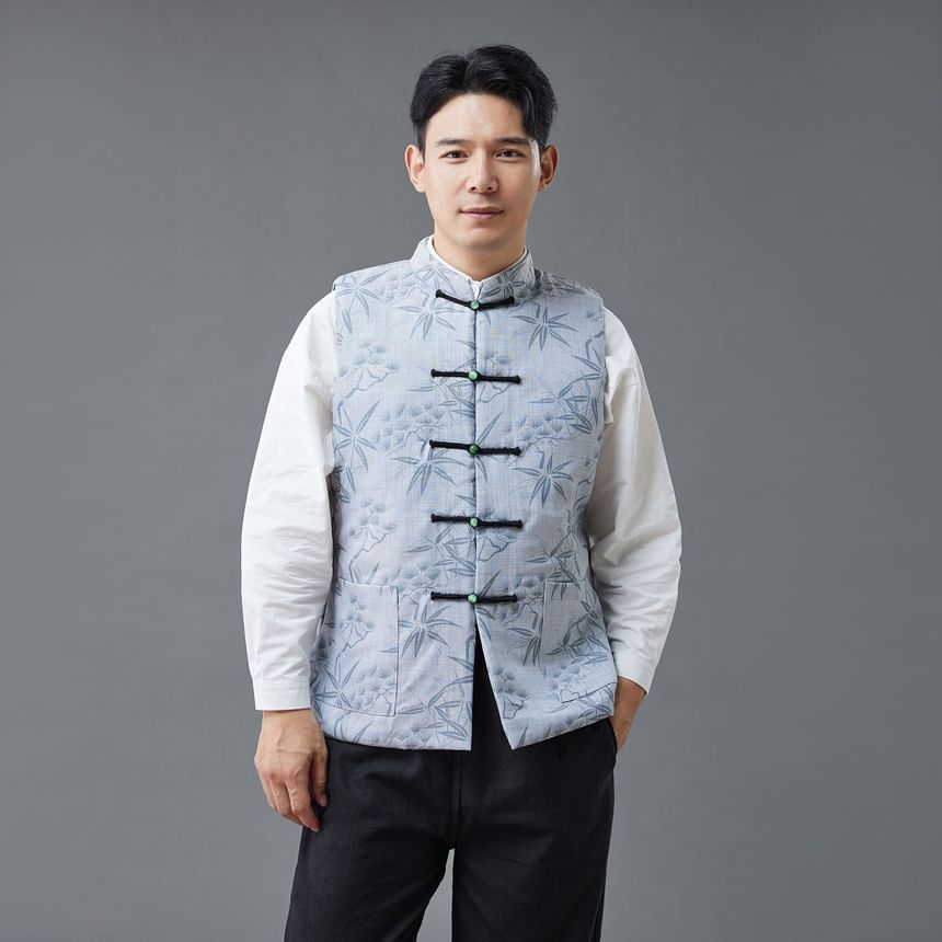 Sparrow Farm - Bloemen Kikker-Knopen Vest