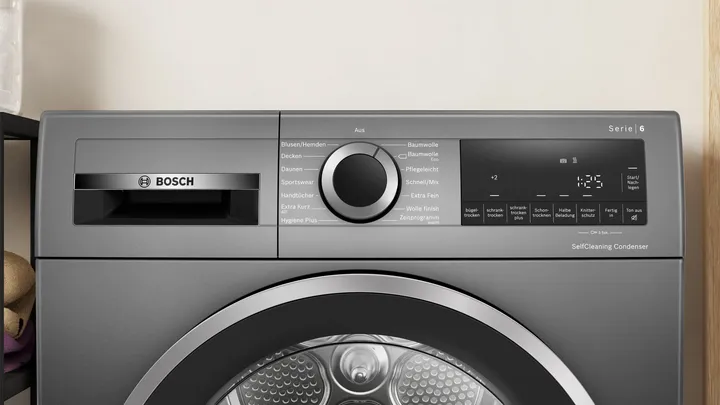 Bosch Serie | 6 WQG2450R10 - Tørremaskine - højde: 85 cm - frontbetjening