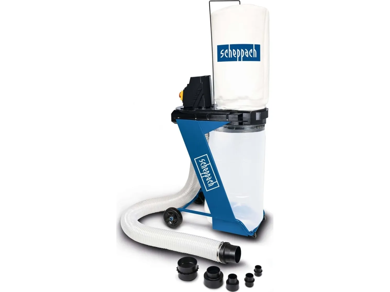 Scheppach DC500, Dry, Hvid, 75 L, 1150 m³/t, 2 m, 10 cm