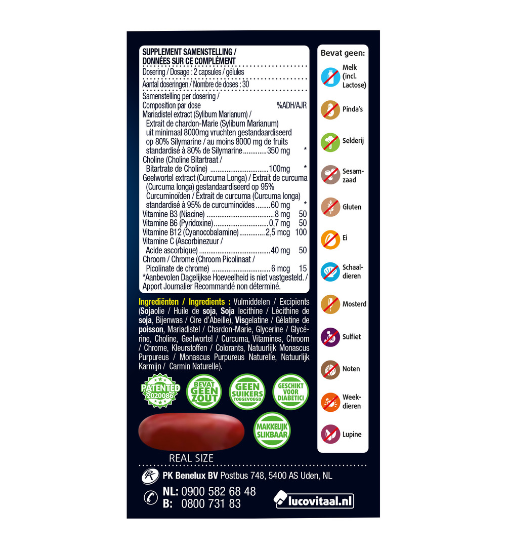 Lucovitaal Leverreiniging  (60 capsules)