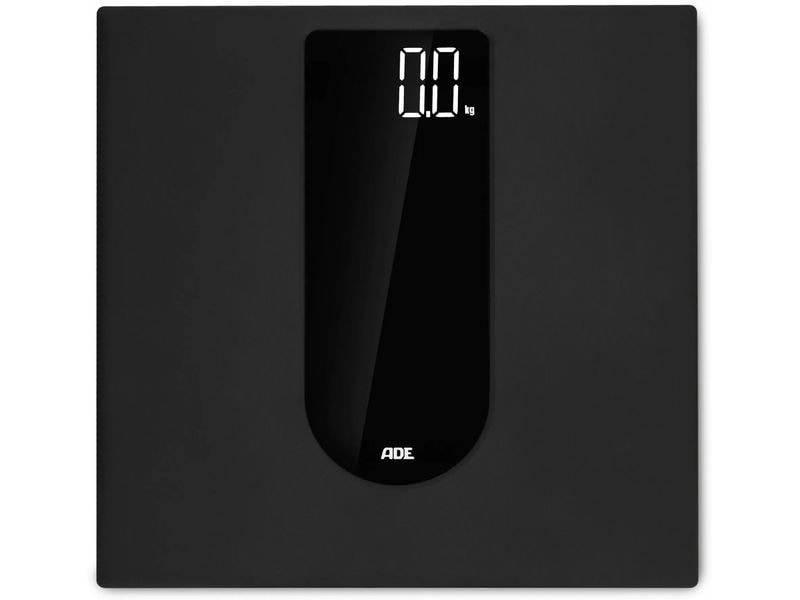 ADE Personenwaage Allegra Schwarz Digitale Körperwaage in modernem Design