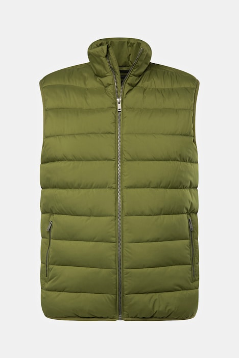Steppweste, Outdoor, Stehkragen, Zipper, bis  8 XL