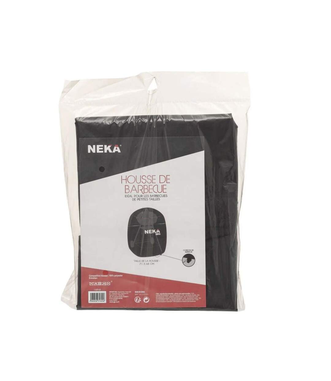 Housse de Protection Barbecue 68x71cm Noir