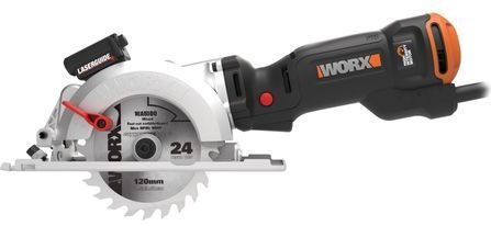 Worx - Handcirkelzaag - Zwart - Magnesium - Inclusief Parallelle Geleiding