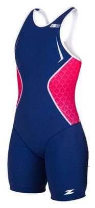 Combinaison Trifonction Femme Z3rod Racer TTsuit Bleu Rose