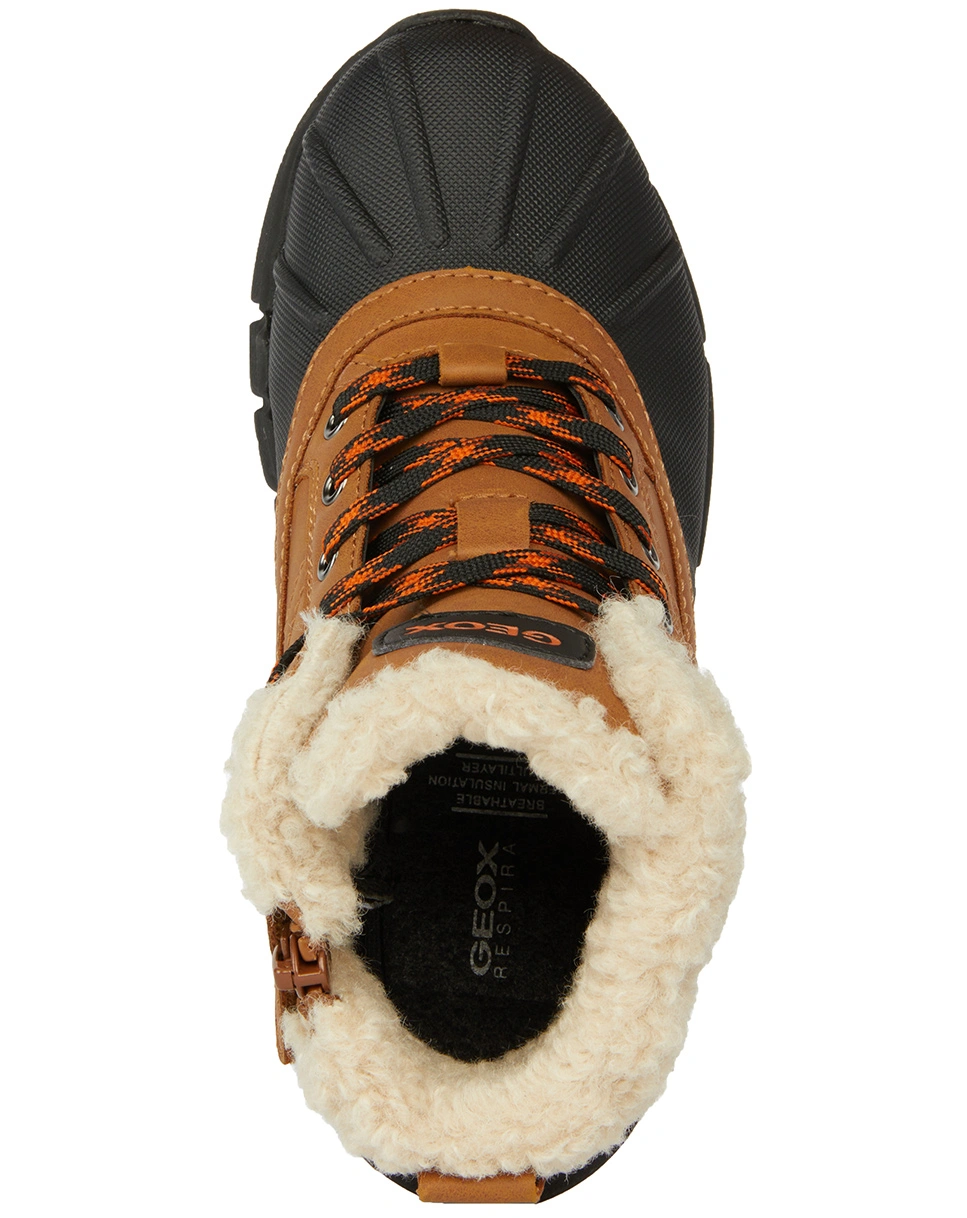 Winterboots FLEXYPER ABX E gefüttert in cognac/black