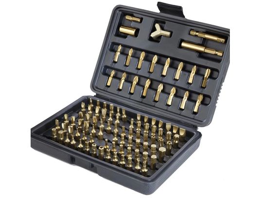 WESTFALIA - Coffret embouts de vissage Embouts titane 100 pièces