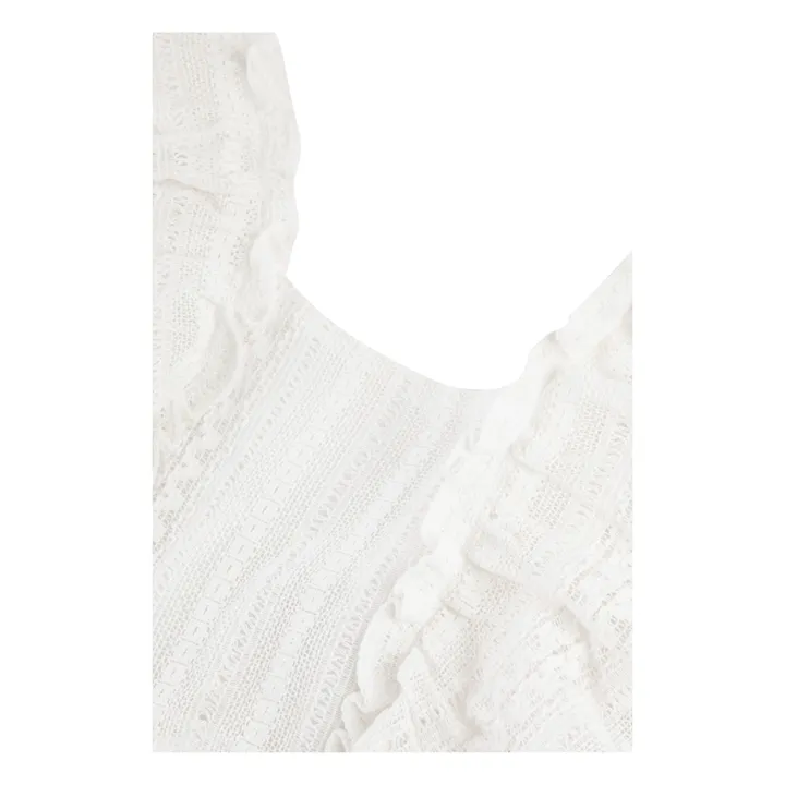 Tartine et Chocolat Robe Cérémonie Dentelle | Blanc
