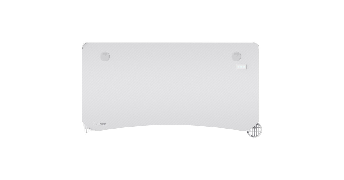 TrustGXT 709W Luminus RGB-gamingbureau gaming desk  (Wit)