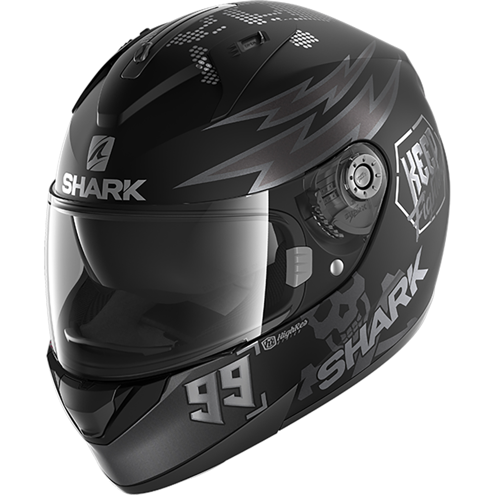 Shark - Casque Ridill Catalan Bad Boy Noir Mat / Gris