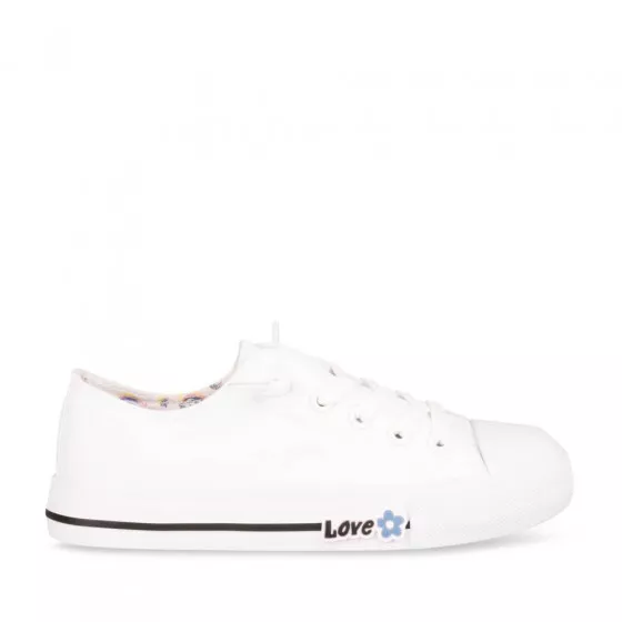 Baskets BLANC LOVELY SKULL