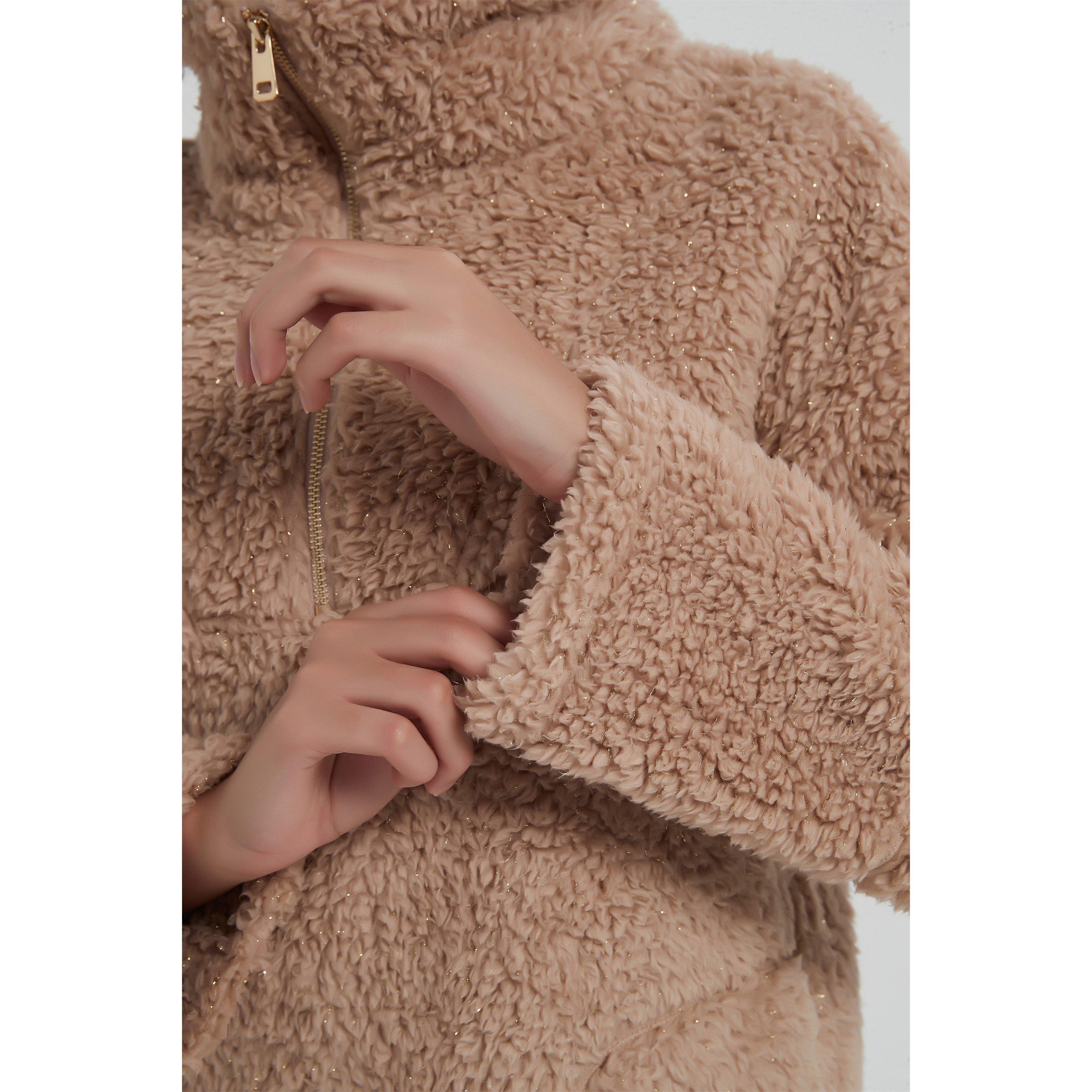 Linea Ladies Animal Quarter Zip Lounge Set