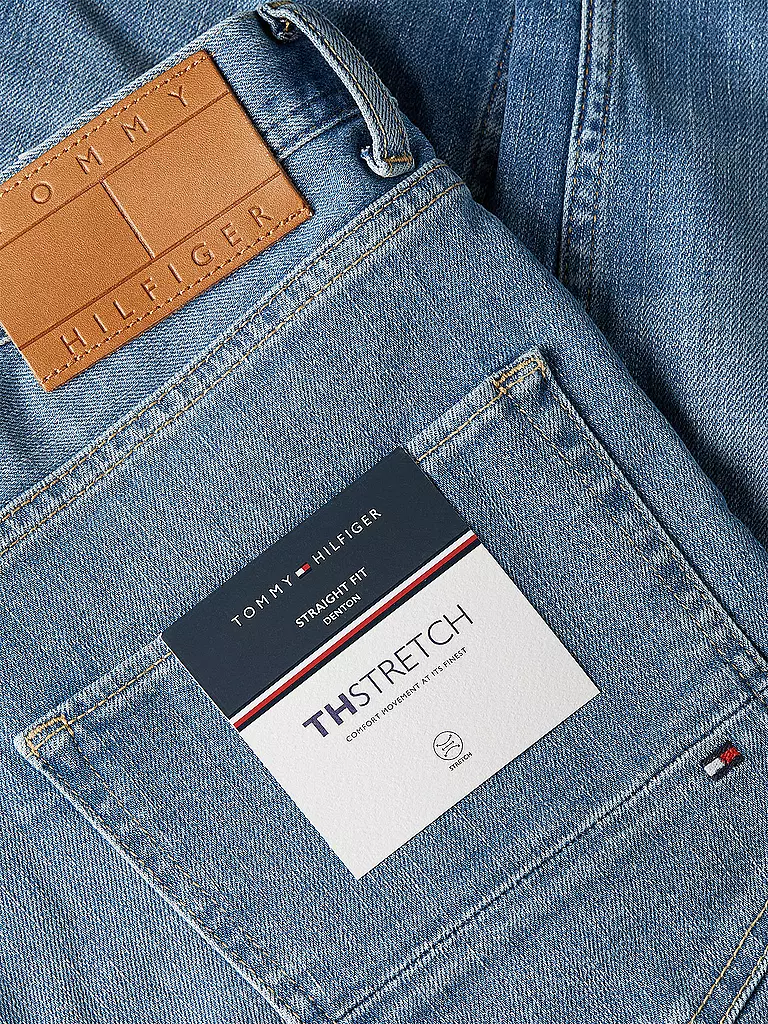 TOMMY HILFIGER Jeans Straight Fit DENTON blau